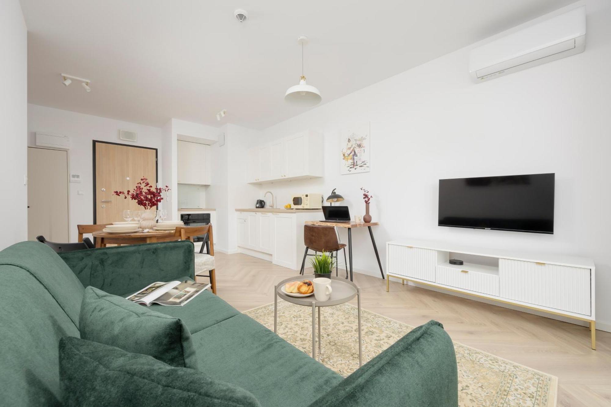 Modern Apartment With Balcony Near Aleje Jerozolimskie By Noclegi Renters وارسو المظهر الخارجي الصورة