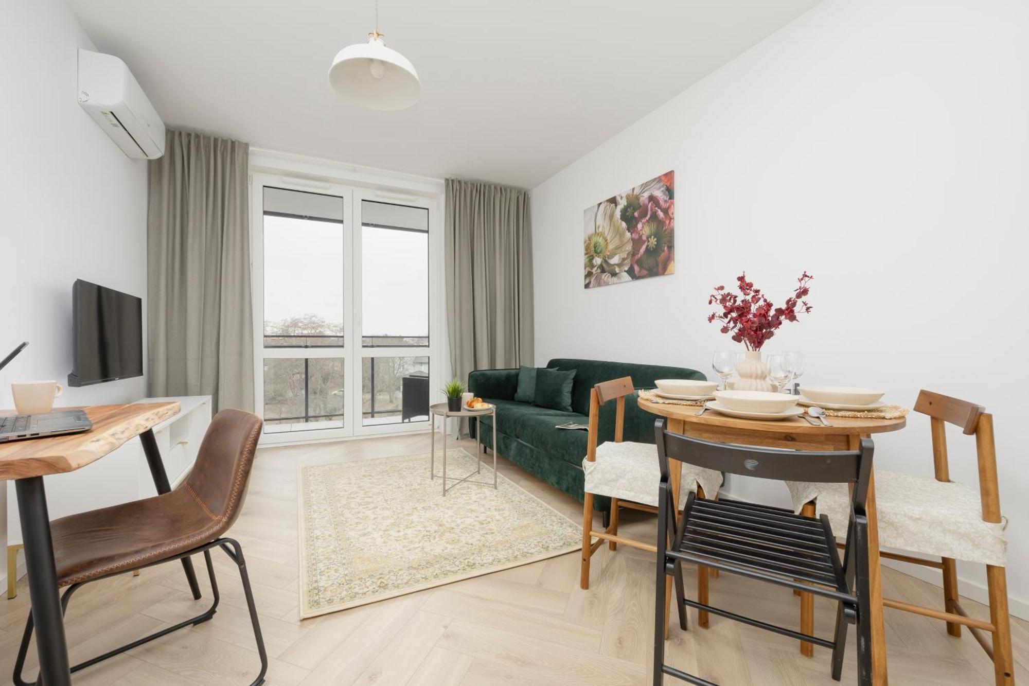 Modern Apartment With Balcony Near Aleje Jerozolimskie By Noclegi Renters وارسو المظهر الخارجي الصورة